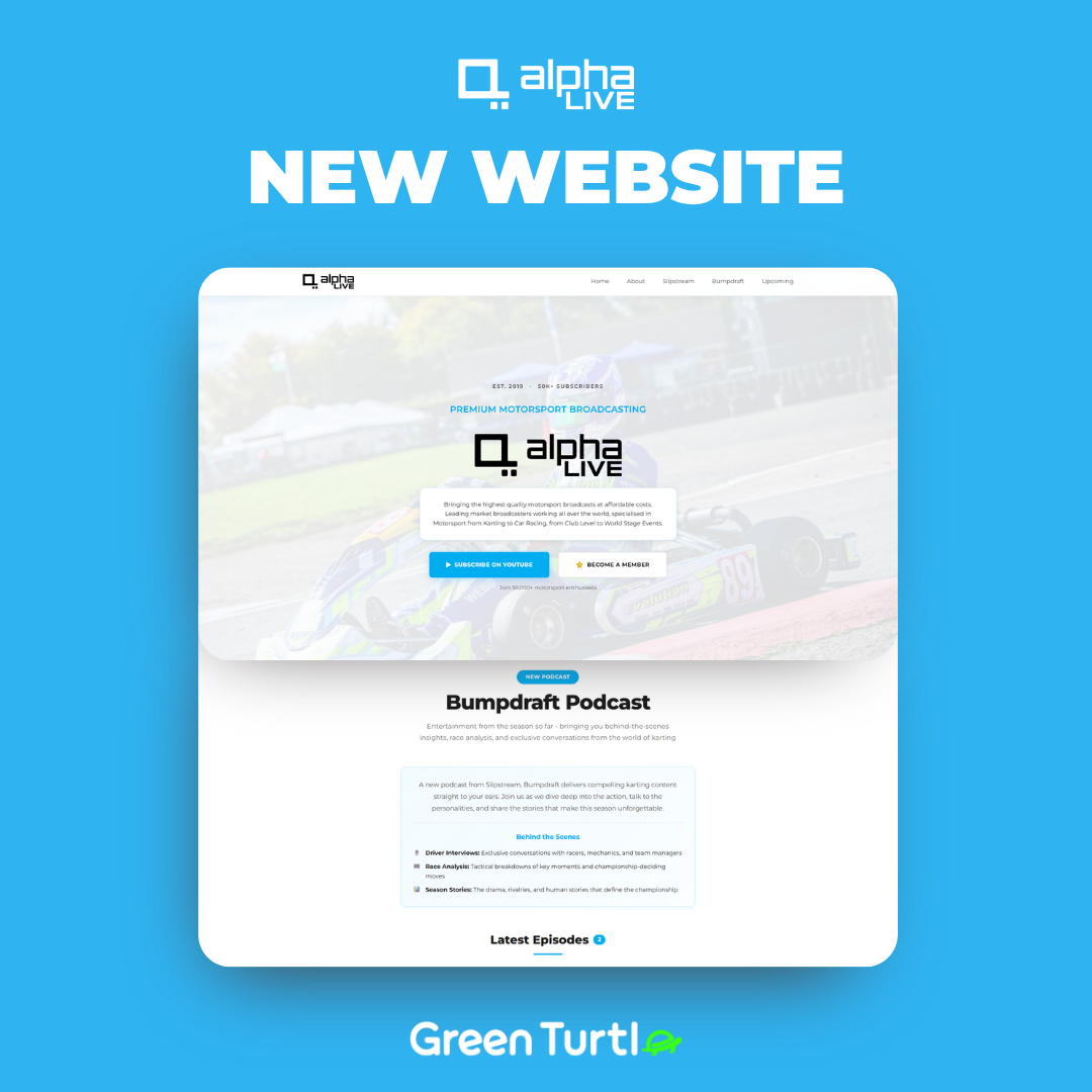 New website launch announcement