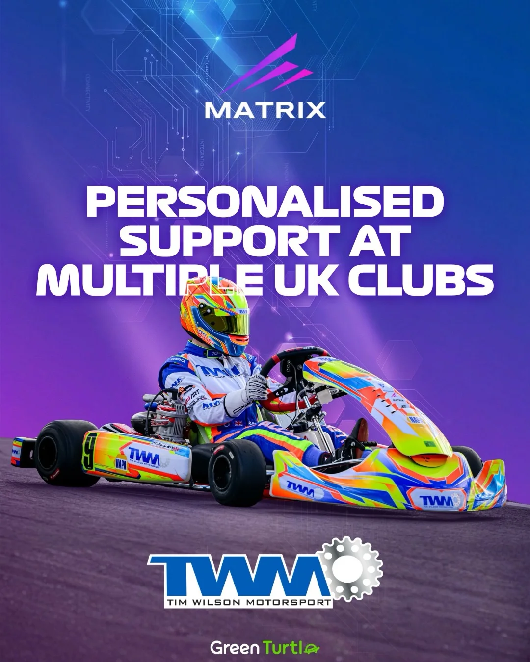 TW Motorsport personalised support at multiple UK clubs graphic